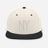 NY CITY SERIES WHITE SNAPBACK HAT