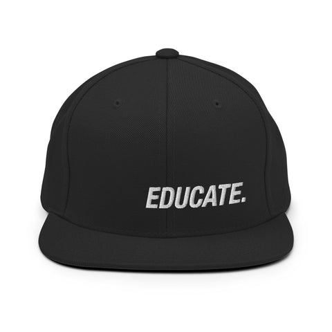 EDUCATE. Snapback Hat