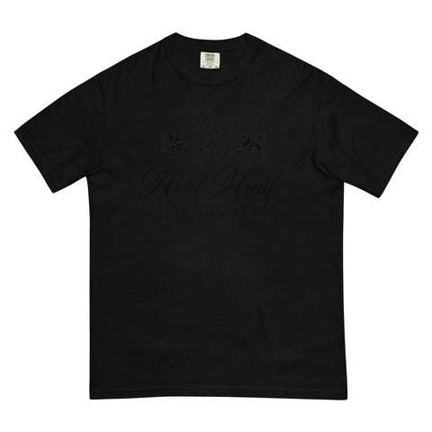 Hotel Heath Coat of Arms Logo Black T-shirt