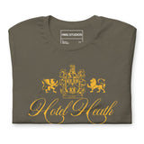 Hotel Heath AW23 Coat of Arms Gold T-shirt