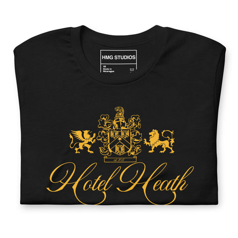 Hotel Heath AW23 Coat of Arms Gold T-shirt