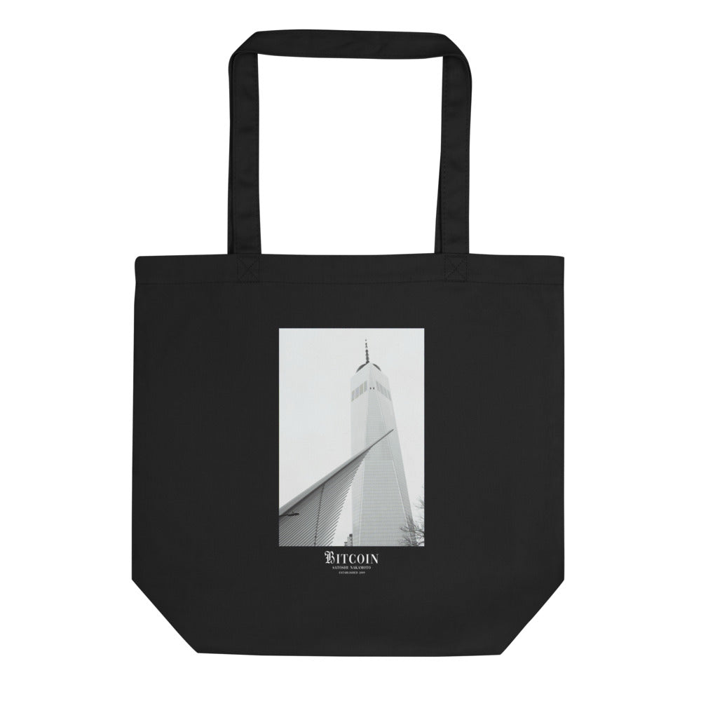 Bitcoin Freedom Tower Organic Tote Bag