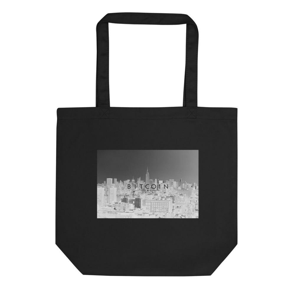 Bitcoin Skyline Organic Tote Bag