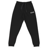 TEACH. Embroidered  Joggers