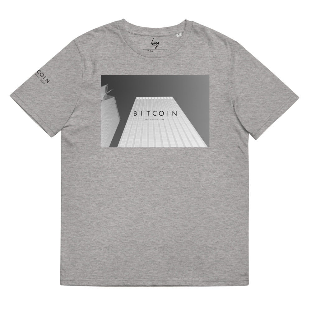 Bitcoin Build Block Organic T-Shirt – HMG Studios