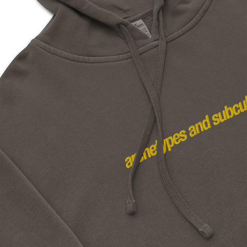 Archetypes and Subcultures Pigment-dyed Hoodie